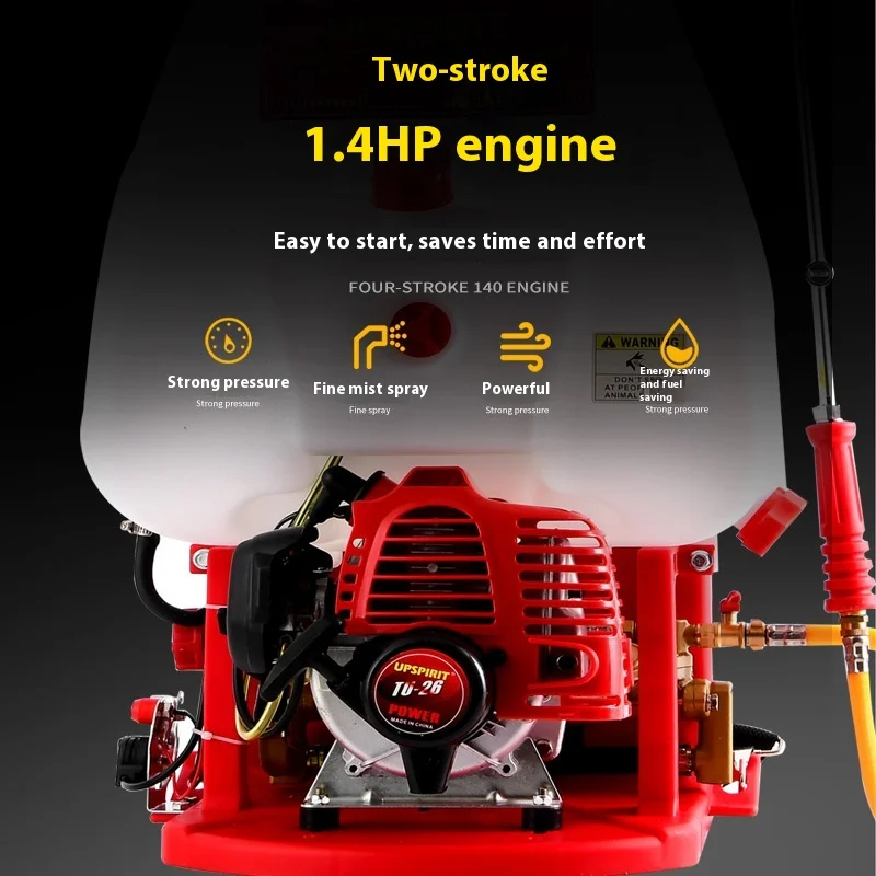 1.4HP Engine Close-up with Features